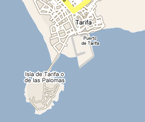 YellowSub Tarifa location map